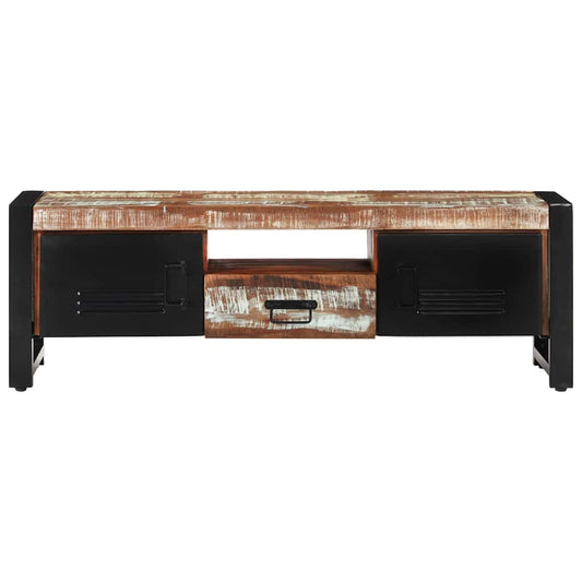 vidaXL TV Cabinet 120x30x40 cm Solid Wood Reclaimed