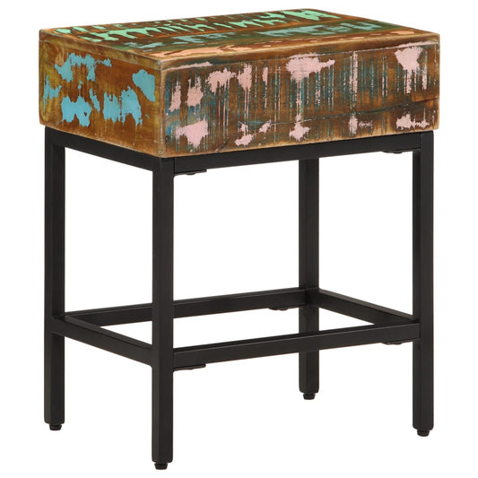 vidaXL Side Table 40x30x51 cm Solid Wood Reclaimed