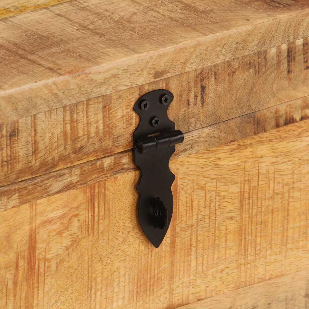 vidaXL Storage Box 39x28x31 cm Solid Wood Mango