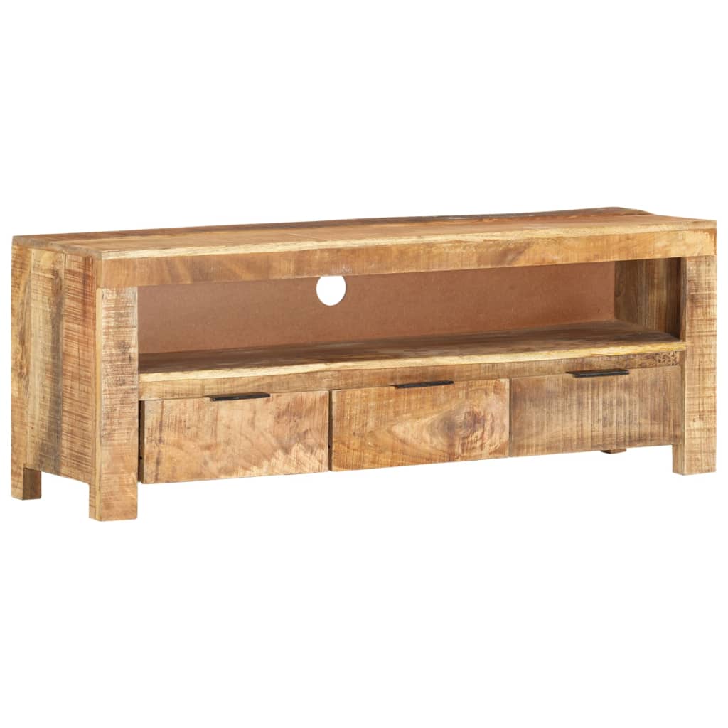 vidaXL TV Cabinet | Natural | Solid Mango Wood | Medium | TV Cabinet