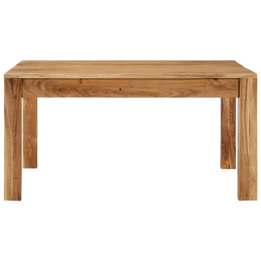 vidaXL Coffee Table 80x80x40 cm Solid Acacia Wood