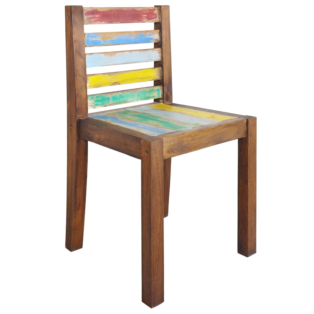 vidaXL Dining Chairs 6 pcs Solid Reclaimed Wood