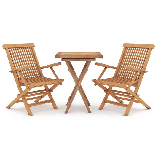 vidaXL Garden Dining Set | Teak | Smoothly sanded teak hardwood | Medium