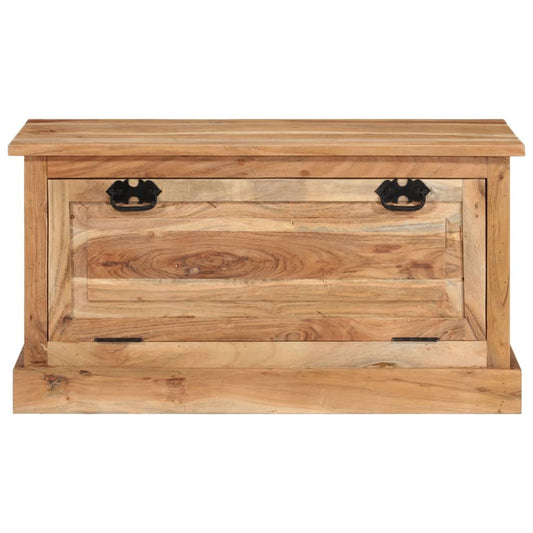 vidaXL Shoe Storage Bench | Natural wood | Solid acacia wood | 85 x 40 x 45 cm