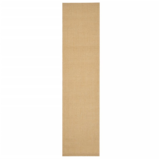vidaXL Rug Natural Sisal 80x350 cm