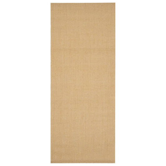 vidaXL Rug Natural Sisal 100x250 cm