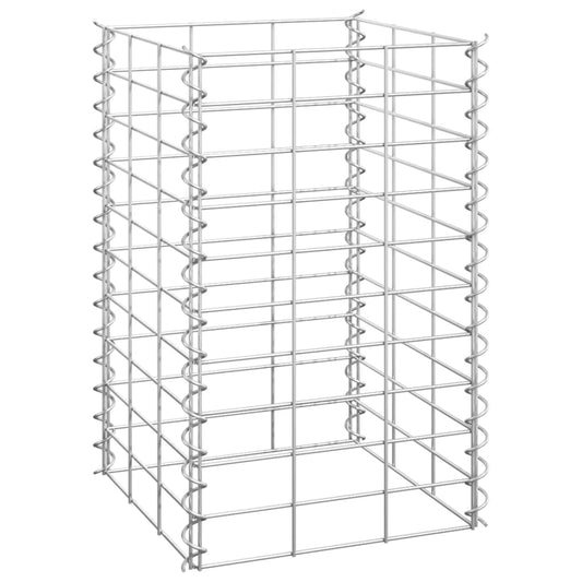 vidaXL Gabion Raised Beds 3 pcs 30x30x50 cm Iron