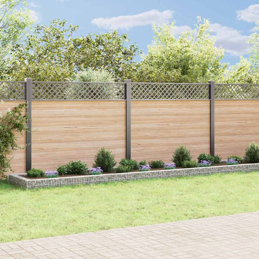 vidaXL Gabion Raised Bed Galvanised Steel 800x100x20 cm