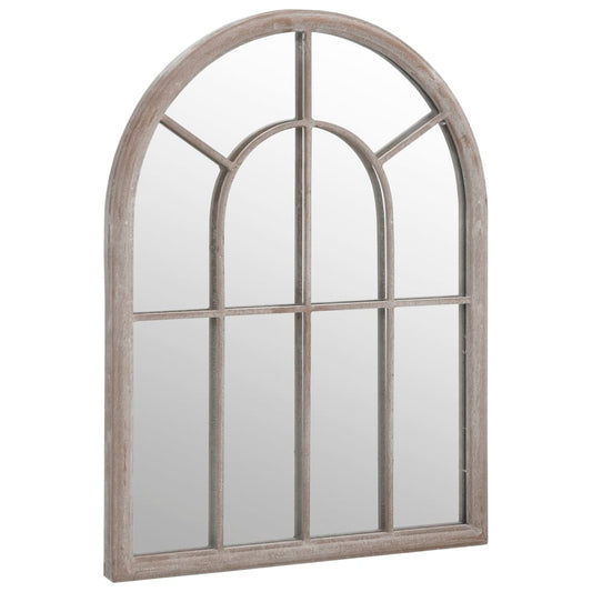 318345 vidaXL Garden Mirror Sand 60x45 cm Iron for Outdoor Use