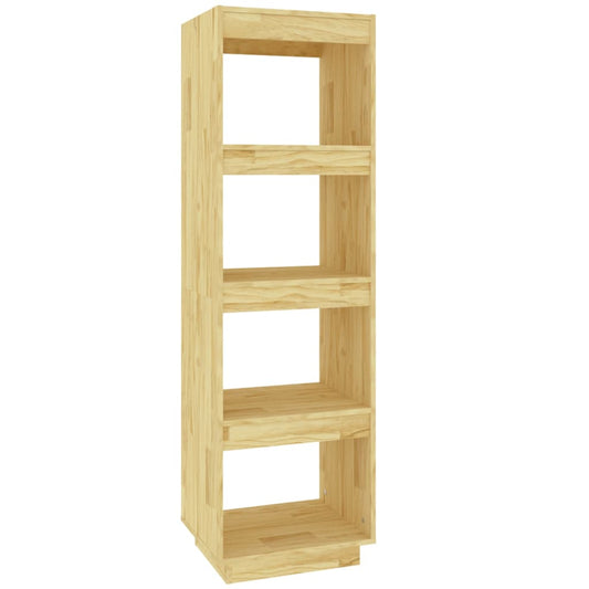 810849 vidaXL Book Cabinet/Room Divider 40x35x135 cm Solid Wood Pine