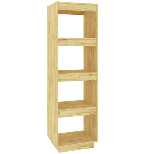 810849 vidaXL Book Cabinet/Room Divider 40x35x135 cm Solid Wood Pine