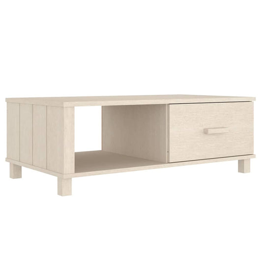 vidaXL Coffee Table "HAMAR" Honey Brown 100x55x35 cm Solid Wood Pine
