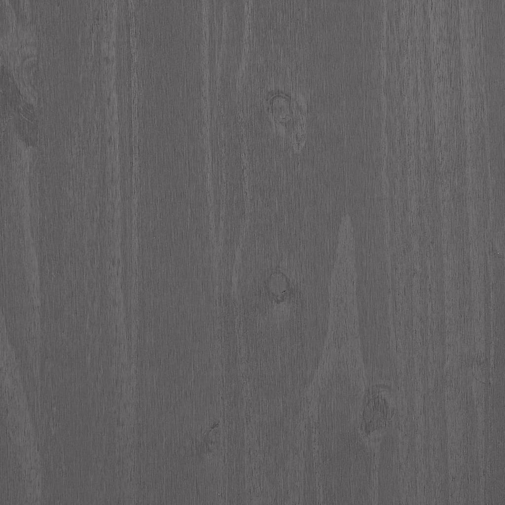 vidaXL TV Cabinet HAMAR Light Grey 106x40x40 cm Solid Wood Pine