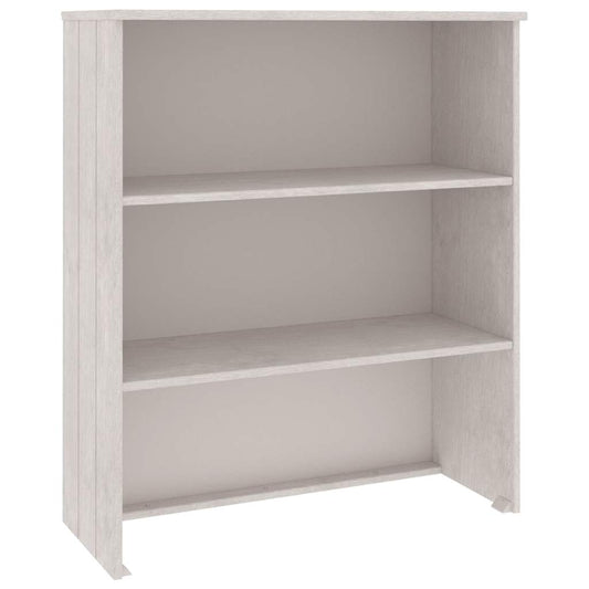 vidaXL Top for Highboard HAMAR White 85x35x100 cm Solid Wood Pine