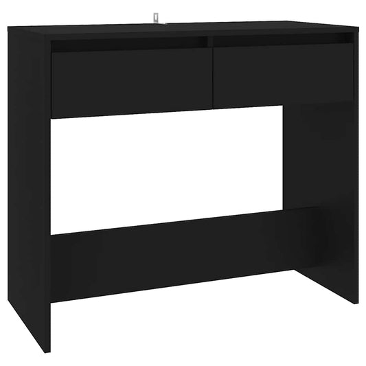 vidaXL Console Table Black 89x41x76,5 cm Engineered Wood