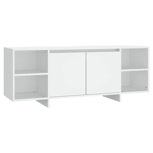 809584 vidaXL TV Cabinet White 130x35x50 cm Engineered Wood