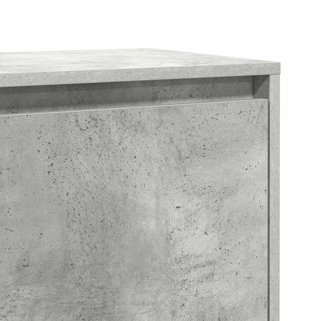 vidaXL Bedside Cabinets 2 pcs Concrete Grey 45x34x44.5 cm Engineered Wood