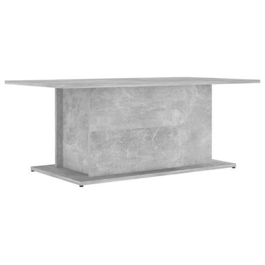 810311 vidaXL Coffee Table Concrete Grey 102x55,5x40 cm Engineered Wood