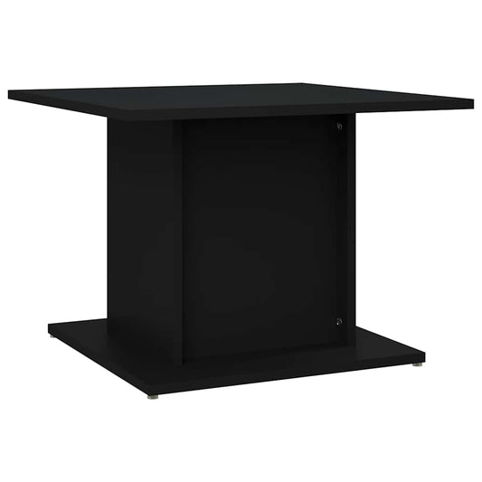 vidaXL Coffee Table Black 55,5x55,5x40 cm Engineered Wood