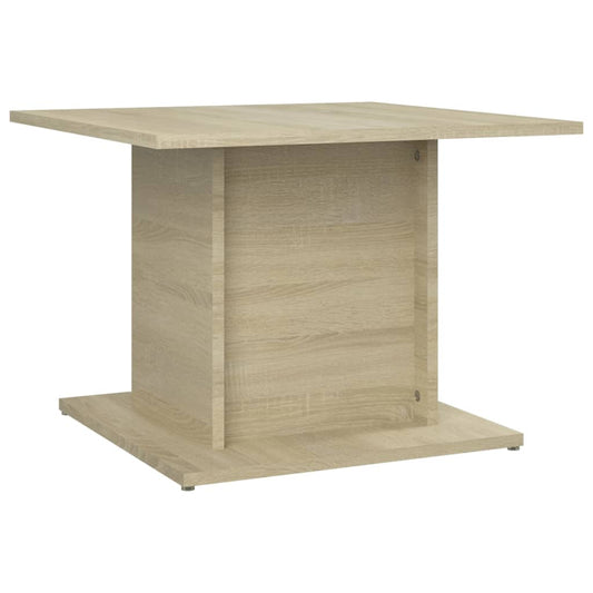 vidaXL Coffee Table Sonoma Oak 55,5x55,5x40 cm Engineered Wood