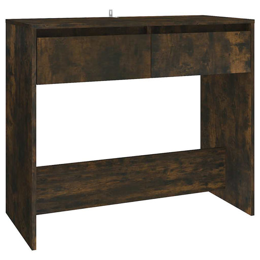 vidaXL Console Table Smoked Oak 89x41x76,5 cm Engineered Wood
