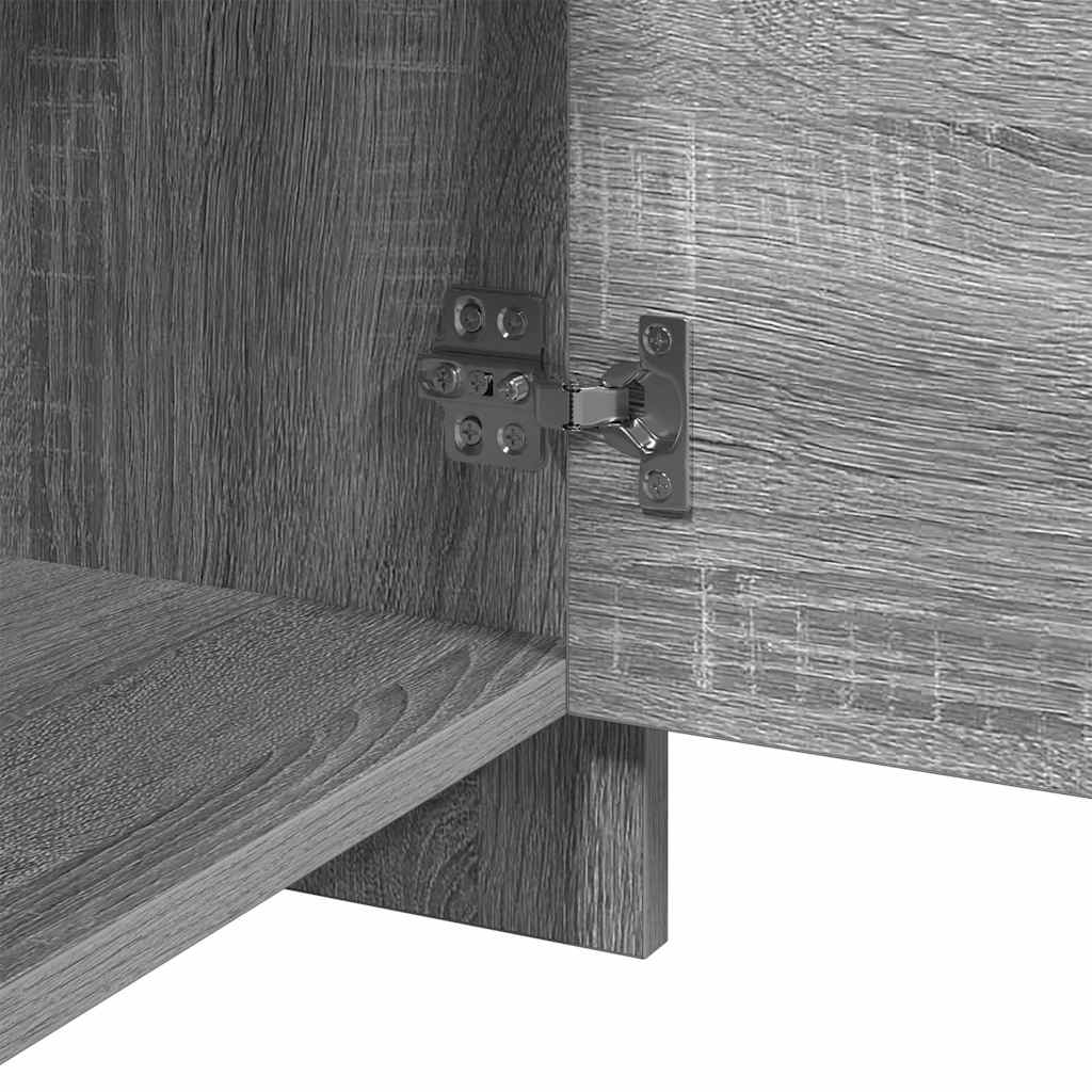 vidaXL Bedside Cabinet Grey Sonoma 45x34x44,5 cm Engineered Wood