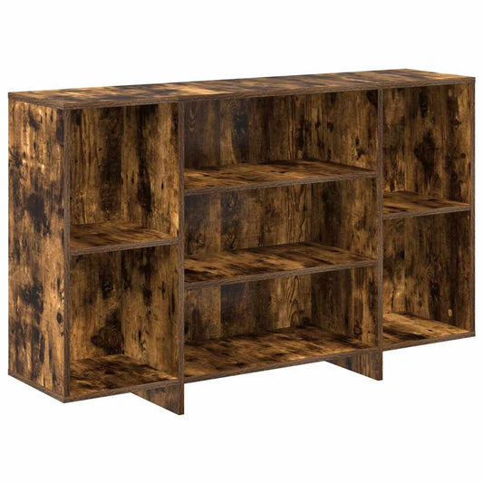 813065 vidaXL Sideboard Smoked Oak 120x30x75 cm Engineered Wood