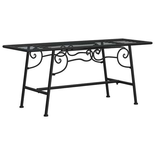 vidaXL Tree Bench | Black | Steel | Tough | Tree Bench | Circular | Traditional