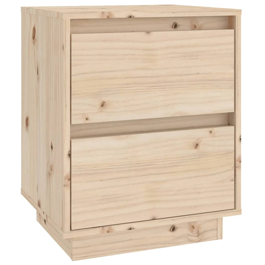 813315 vidaXL Bedside Cabinet 40x35x50 cm Solid Wood Pine
