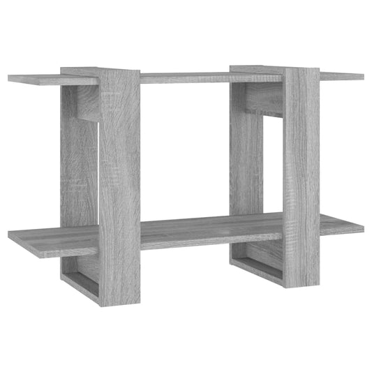 vidaXL Book Cabinet/Room Divider Grey Sonoma 80x30x51 cm