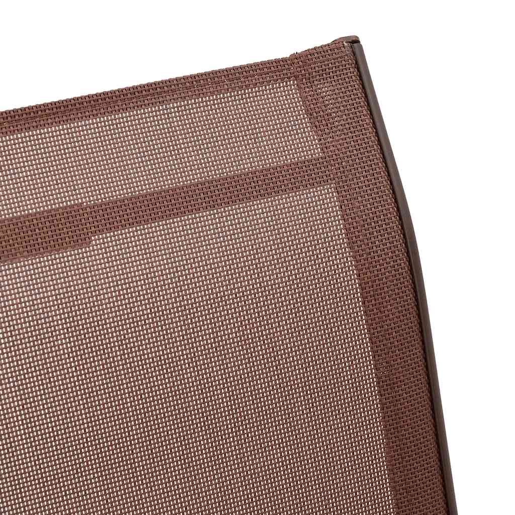 vidaXL Stackable Garden Chair | Set of 2 | Brown