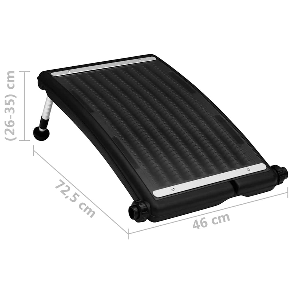 vidaXL Curved Pool Solar Heating Panels 2 pcs 72,5x46 cm