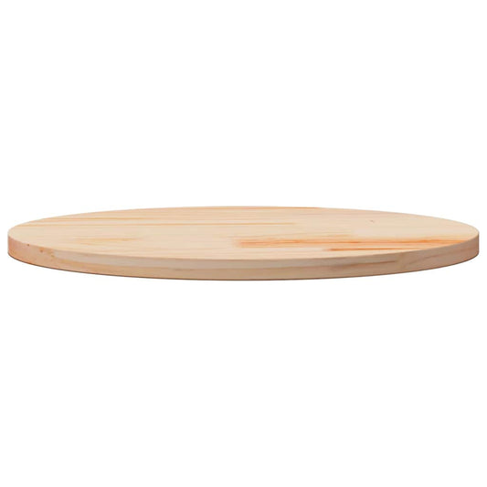813646 vidaXL Table Top Ø50x2,5 cm Solid Wood Pine