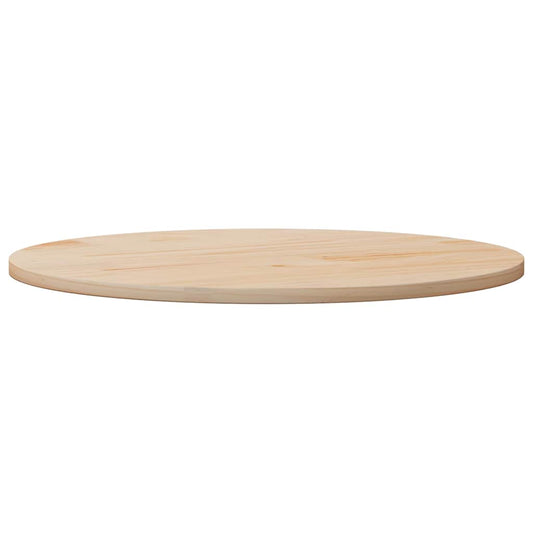 813649 vidaXL Table Top Ø80x2,5 cm Solid Wood Pine