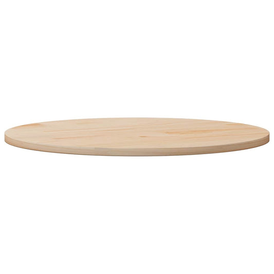 vidaXL Table Top Ø90x2.5 cm Solid Wood Pine