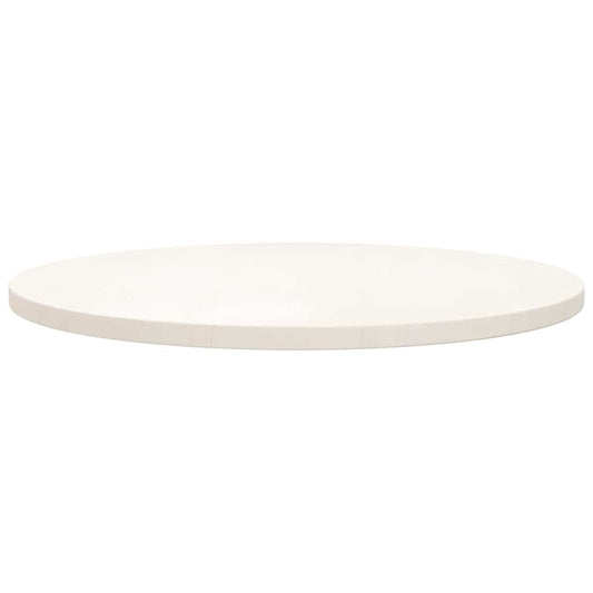 813655 vidaXL Table Top White Ø70x2,5 cm Solid Wood Pine