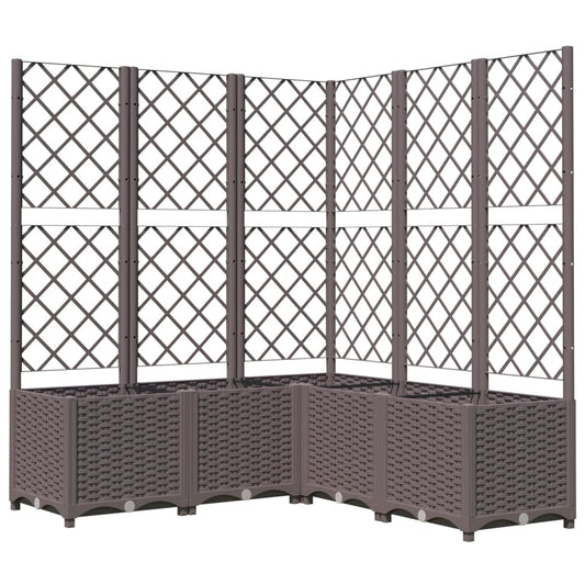 vidaXL Garden Planter | Brown | Polypropylene | Large | Planters