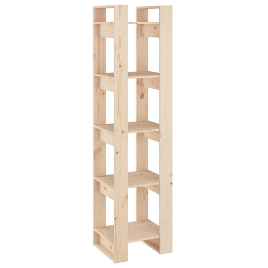 vidaXL Book Cabinet/Room Divider 41x35x160 cm Solid Wood Pine