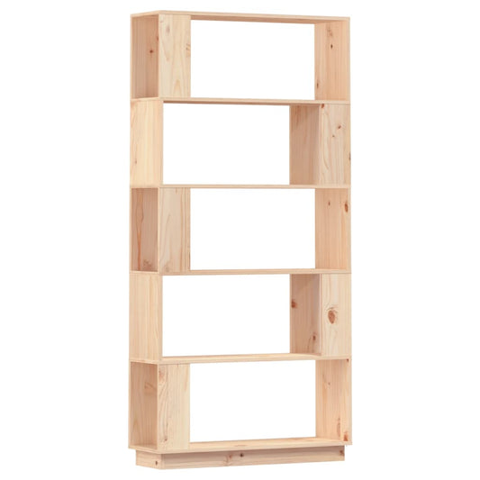 vidaXL Book Cabinet/Room Divider 80x25x163.5 cm Solid Wood Pine