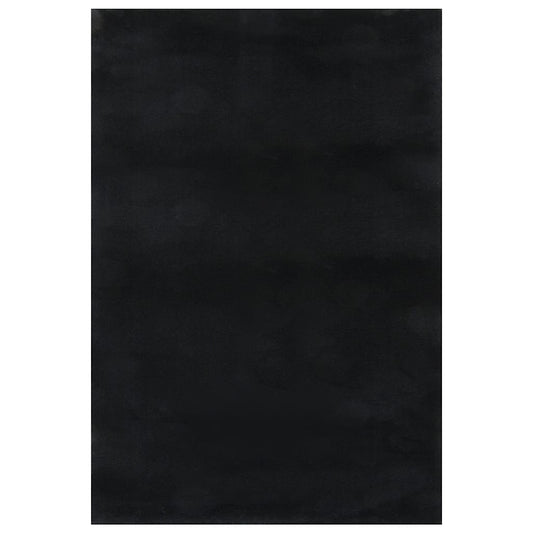 vidaXL Washable Rug Soft Shaggy 160x230 cm Anti Slip Black