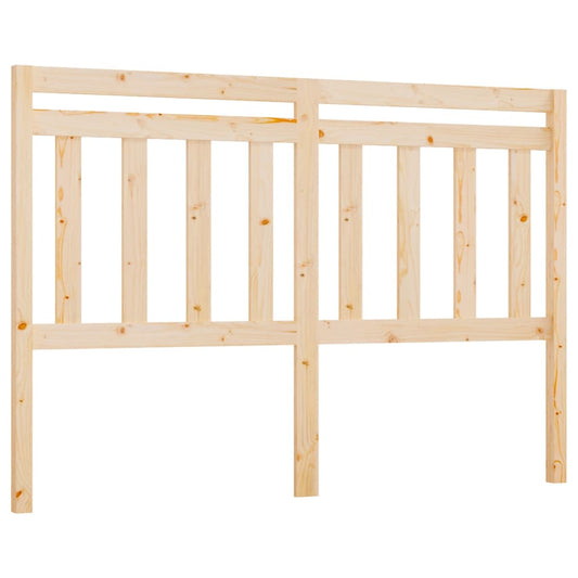 814094 vidaXL Bed Headboard 146x4x100 cm Solid Wood Pine