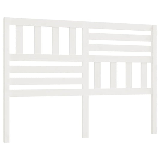 814155 vidaXL Bed Headboard White 166x4x100 cm Solid Wood Pine