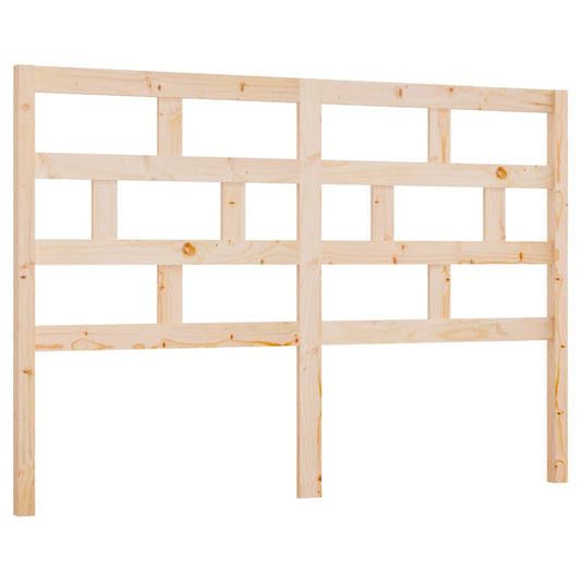814194 vidaXL Bed Headboard 146x4x100 cm Solid Wood Pine