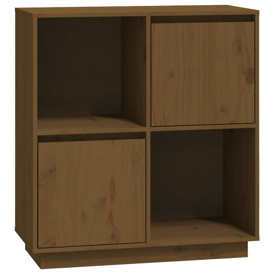 vidaXL Sideboard Honey Brown 74x35x80 cm Solid Wood Pine