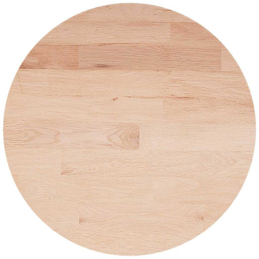 vidaXL Round Table Top Ø30x1.5 cm Untreated Solid Wood Oak