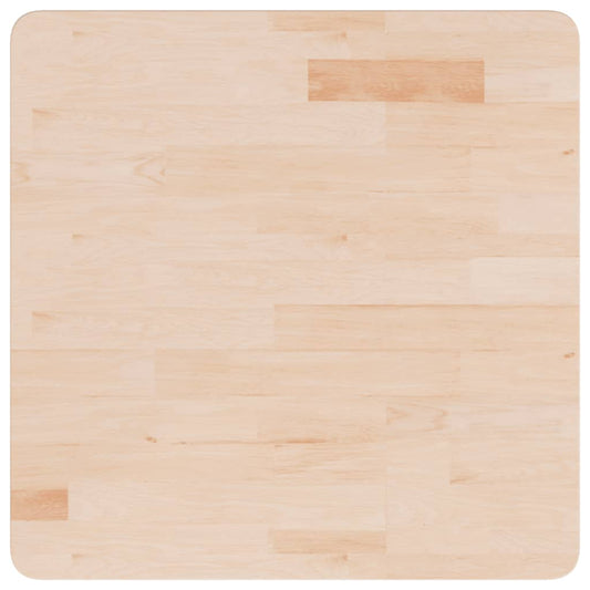 vidaXL Square Table Top 60x60x1.5 cm Untreated Solid Wood Oak
