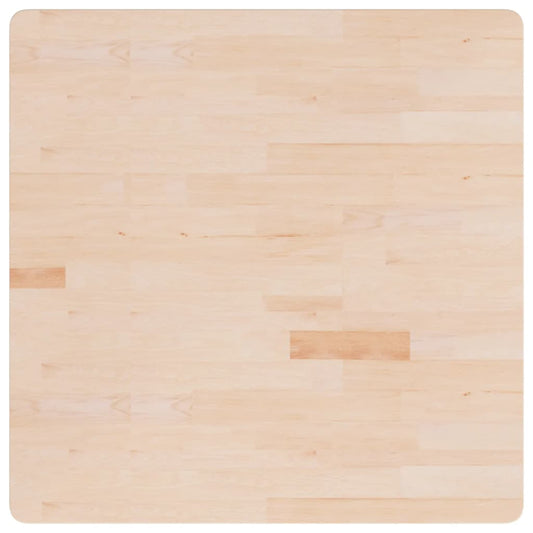 vidaXL Square Table Top 90x90x1.5 cm Untreated Solid Wood Oak