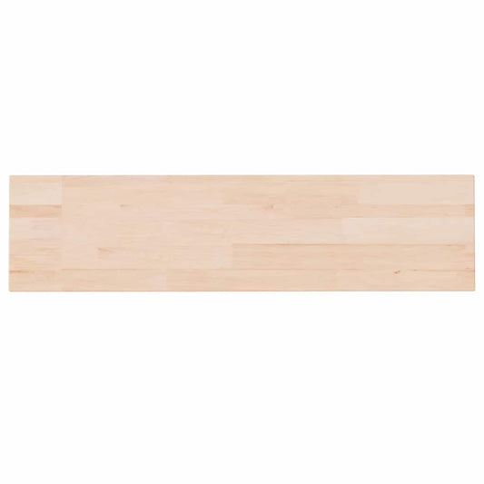 vidaXL Shelf Board 80x20x1,5 cm Untreated Solid Wood Oak