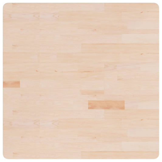 vidaXL Table Top | Medium brown | Solid Oak Wood | 90x90 cm | Simple | Table Top