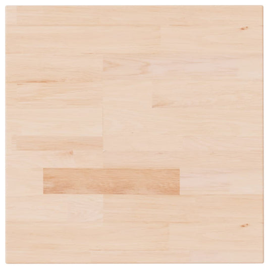 vidaXL Square Table Top 40x40x4 cm Untreated Solid Wood Oak